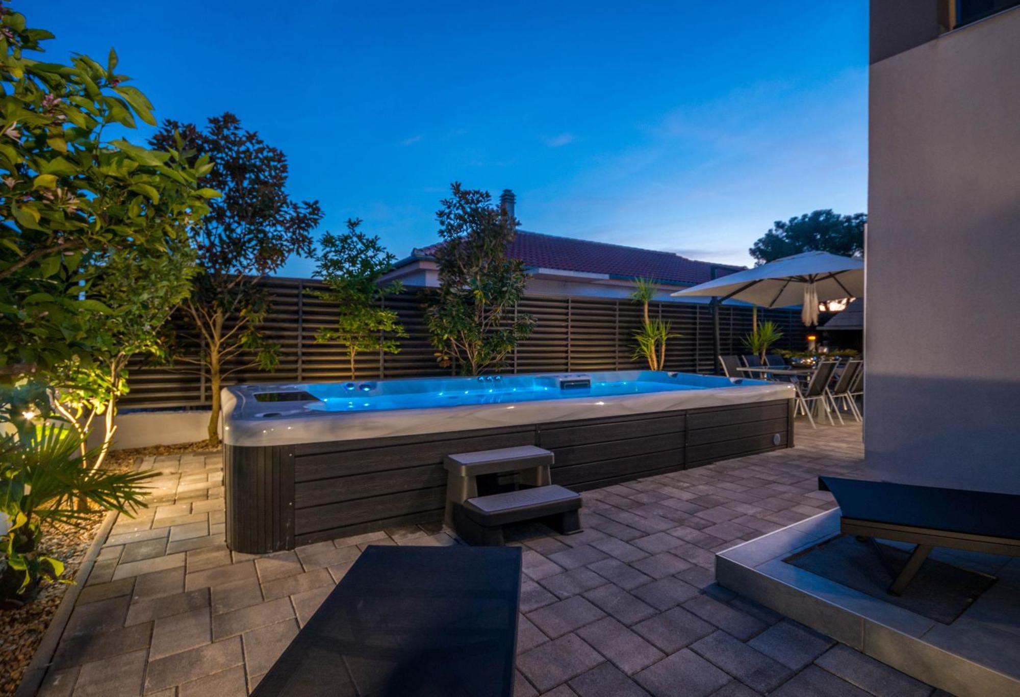 Апартаменты House With Pool Ledenko Биоград-на-Мору Экстерьер фото